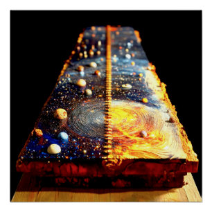Ingebedde planeten perfect poster