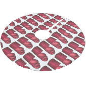 Ingeblikt met kerstavond in Cranberry Sauce Kerstboom Rok (Gekanteld)