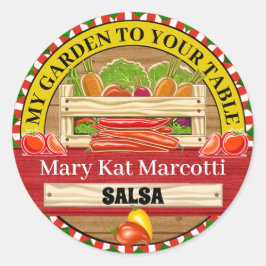 Ingeblikt Van De Tuin Boerderij Sticker