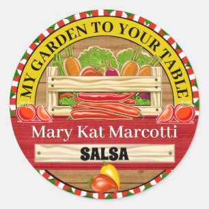 Ingeblikt Van De Tuin Boerderij Sticker