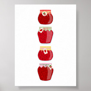 Ingeblikt voedsel - Gemengde jam Poster
