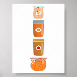 Ingeblikt voedsel - Gemengde jam Poster