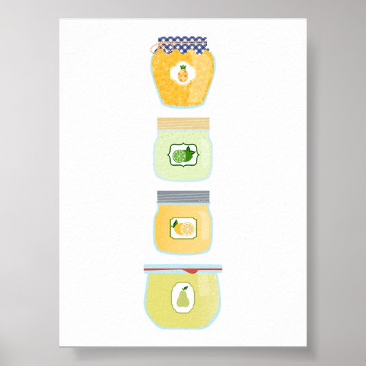 Ingeblikt voedsel - Gemengde jam Poster (Voorkant)
