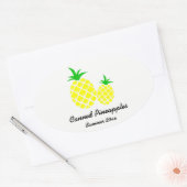 Ingeblikte anananasconserven Label (Envelop)