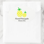 Ingeblikte anananasconserven Label (Tas)