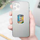 Ingeblikte sardines sticker (Telefoon)