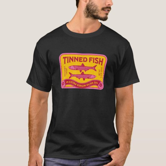 Ingeblikte vis ingeblikte sardines visliefhebber o t-shirt (Voorkant)