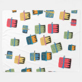 Ingeblikte visdeken fleece deken (Voorkant (Horizontaal))