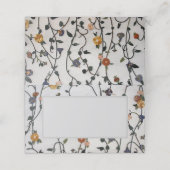 Ingeborduurde wijnstokken (Buitenkant ongevouwen)