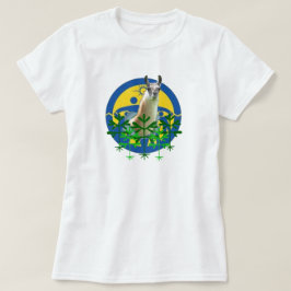 Ingebouwde 'Llamas Take Maseena' T-shirt