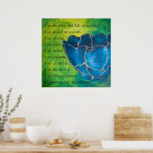 "Ingebroken in Beauty" Bevestiging Poster (Matte) (Keuken)