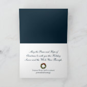 Ingedrukte Religious Business Christmas Kaart (Binnen)