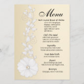 Ingegraveerd Posy met Pearl Menu (Voorkant)