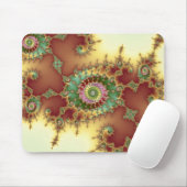 Ingegrepen fractal Mousepad Muismat (Met muis)