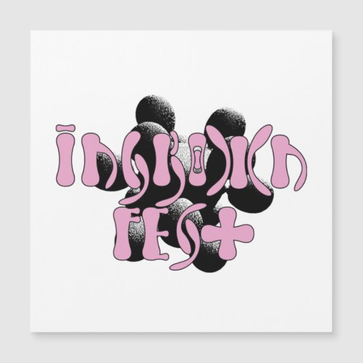 Ingegroeide Fest grote magneet (Voorkant)