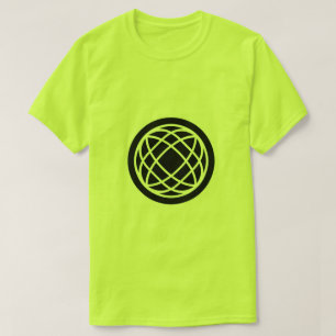 Ingegroeide zone Logo groen of wit T-shirt