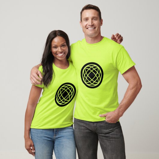 Ingegroeide zone Logo groen of wit T-shirt (Unisex)