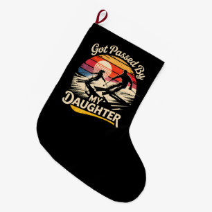 Ingehaald Door Mijn Dochter Grappig Skien Ski Lief Grote Kerstsok