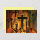 Ingekochte Cross Gifts Briefkaart (Voorkant / Achterkant)