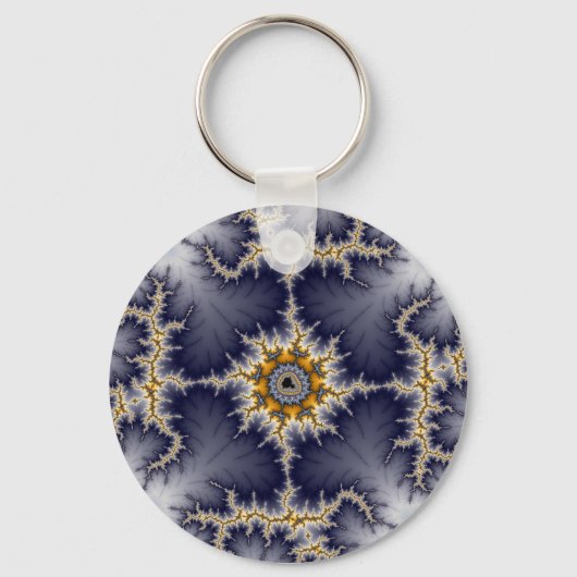 Ingelijst - Fractal Sleutelhanger (Voorkant)