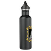 ingelijst Zebra Waterfles (Links)