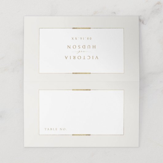 Ingelijste Elegantie Eenvoudig Modern Classy Bruil (Buitenkant ongevouwen)