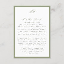Ingelijste Formele Tuxedo Sage Wedding Details Inf
