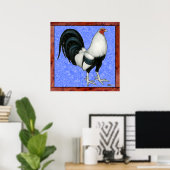 Ingelijste Gamecock Poster (Thuiskantoor)