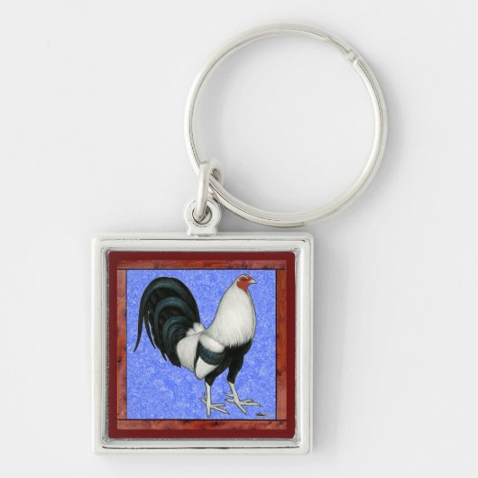 Ingelijste Gamecock Sleutelhanger (Voorkant)