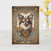 ingelijste Kaart Chihuahua (Gele Bloem)