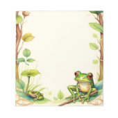 Ingelijste kikkers 3 notitieblok (Voorkant)