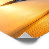Ingelijste Poster Art Beach Sunset (Hoek)