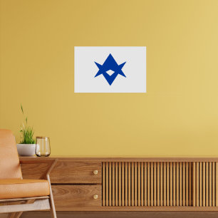 Ingelijste print met vlag van Toyota