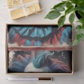 Ingelijste Spooky Horror Halloween Clown Decoupage Tissuepapier (Geschenk)