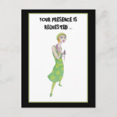 Ingenèse Meurtre Mystère Invitation Carte postale (Devant)