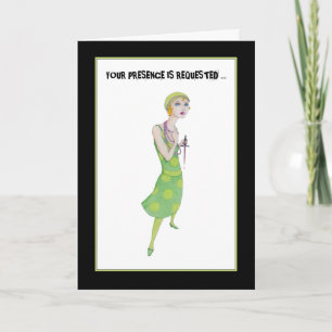 Ingenèse Murder Mystery carte d'invitation