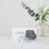 Ingénieur, Carte de visite Architecte (Debout devant)