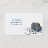 Ingénieur, Carte de visite Architecte (Dos)