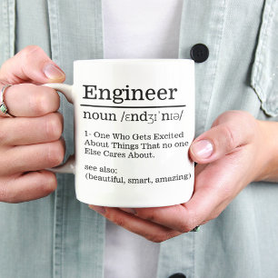Ingenieur Definitie Mok Grappig Cadeau voor Ingeni