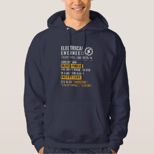 Ingénieur électrique [nom] Sweat - shirt à capuche