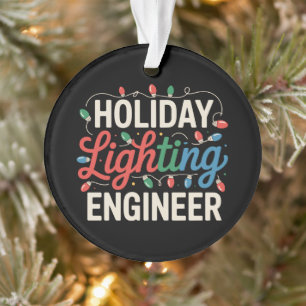 Ingénieur en éclairage de fête de Noël Xmas Lights