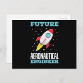 Ingenieur Future Aeronautical Engineer Briefkaart (Voorkant / Achterkant)