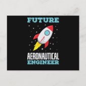 Ingenieur Future Aeronautical Engineer Briefkaart (Voorkant)
