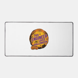 Ingenieur houdt van Halloween Vintage Pompoen Desi Bureaumat
