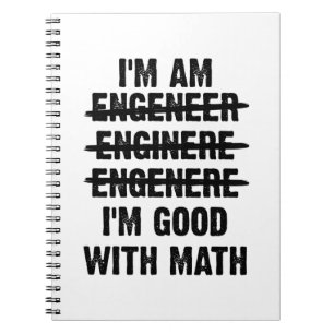 Ingenieur. Ik ben goed met Wiskunde Notitieboek