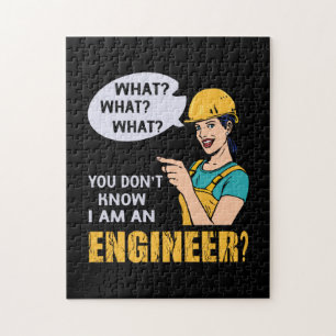 Ingenieur ik ben ingenieur legpuzzel