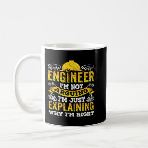 Ingenieur Im legt niet uit waarom ik gelijk heb Koffiemok