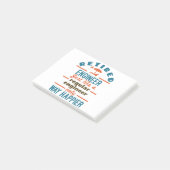 Ingenieur in ruste Gelukkig Engineering Retirement Post-it® Notes (Schuin)