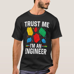 Ingenieur Kinderen Kinder Speelgoed Big Building B T-shirt