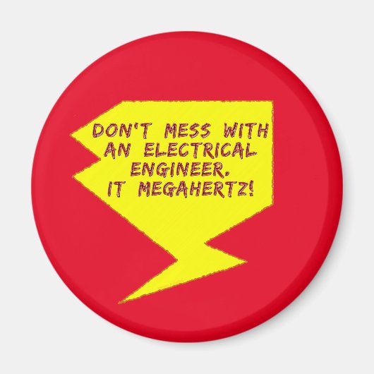 Ingenieur Lightning Bolt Magneet (Voorkant)